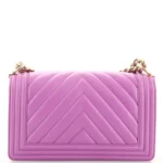 Chanel Classic Single Flap Bag Quilted Caviar Mini