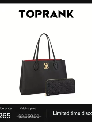 LOUIS VUITTON Rock Me Shopper Long Wallet 2 Piece Set Value Ref: M57345  M61864