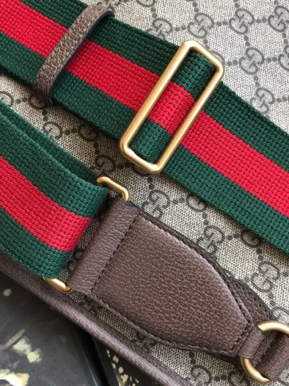 Gucci Neo Vintage GG Medium Messenger 598604 Dark Coffee