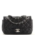 Chanel In The City Top Handle Flap Bag Mixed Quilt Calfskin Medium
