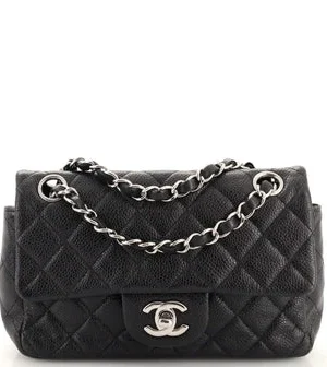 Chanel In The City Top Handle Flap Bag Mixed Quilt Calfskin Medium