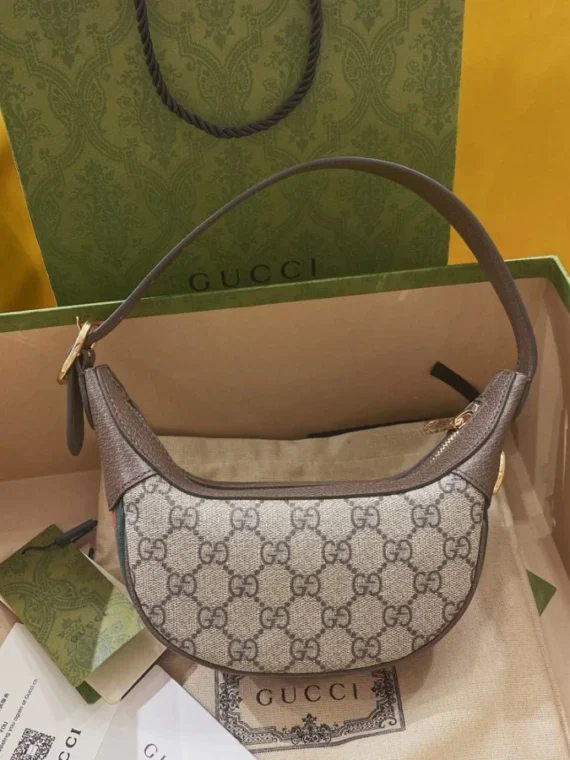 Gucci Ophidia GG Mini Bag 658551 Dark Coffee