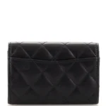 Chanel CC Zip Around Wallet Goatskin Small