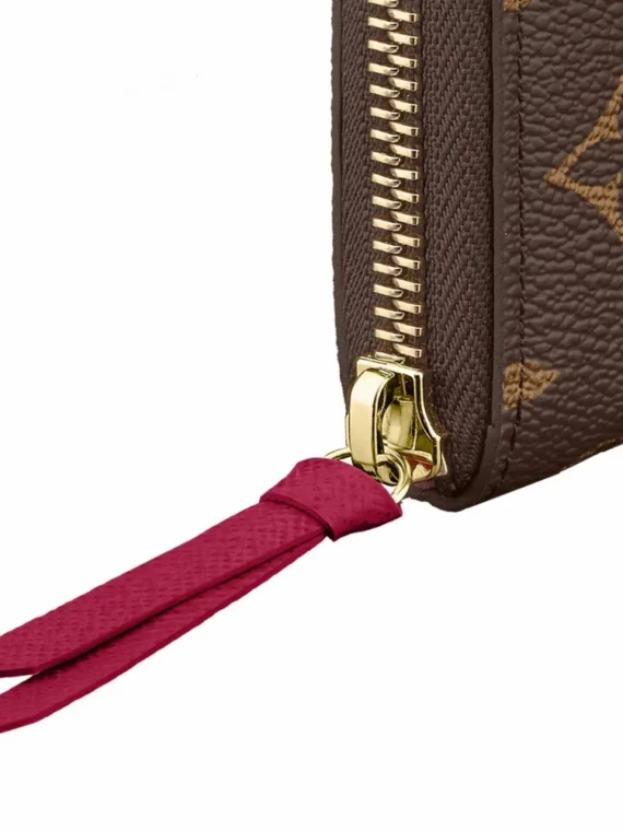 Louis Vuitton Monogram Canvas Clemence Wallet M60742 Fuchsia