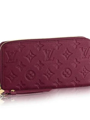Louis Vuitton Monogram Empreinte Leather Zippy Wallet M60549 Aur