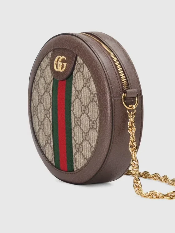 Ophidia mini GG round shoulder bag